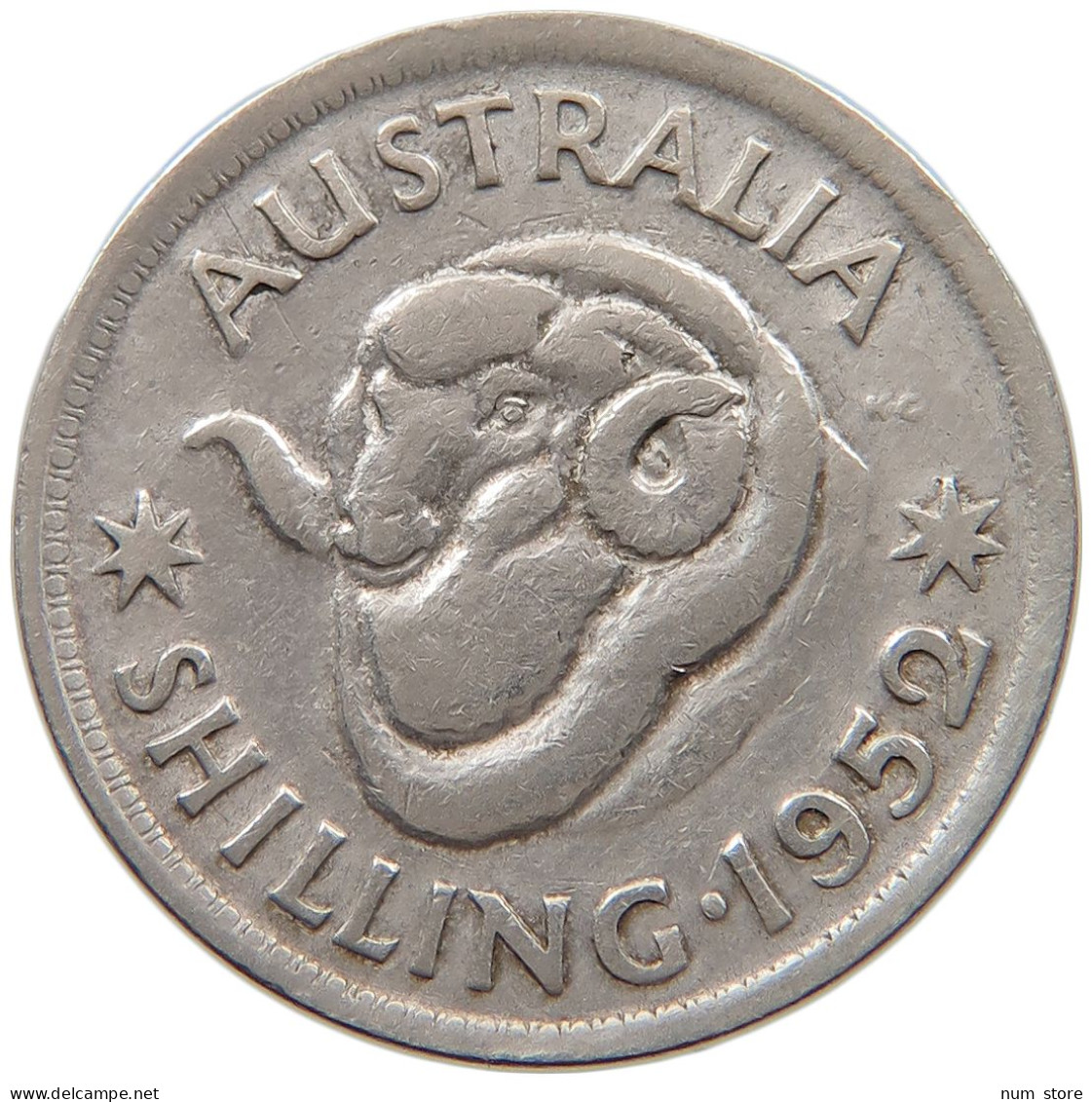 AUSTRALIA SHILLING 1952 #a081 0561 - Shilling