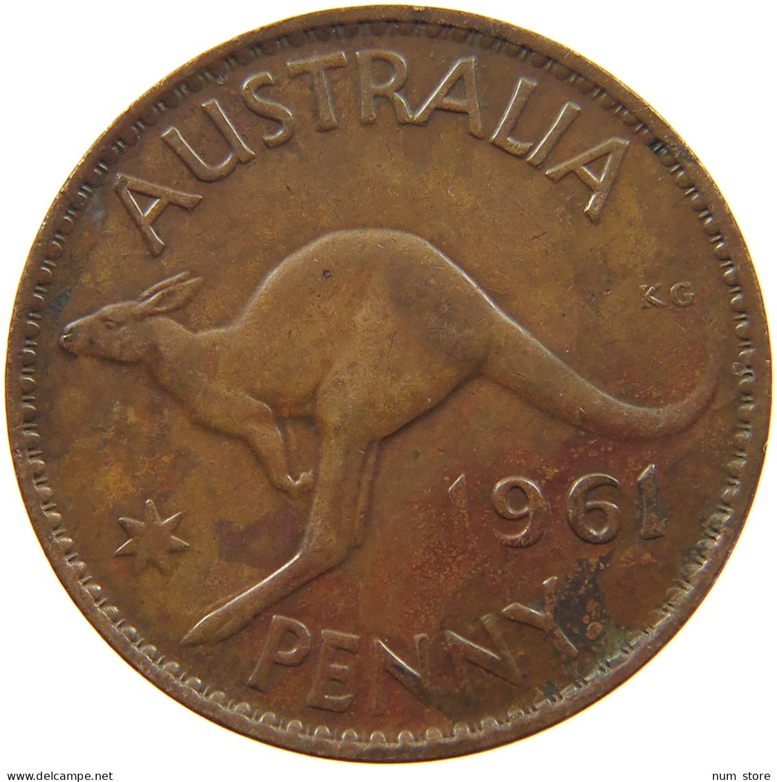 AUSTRALIA PENNY 1961 #a057 0701 - Penny