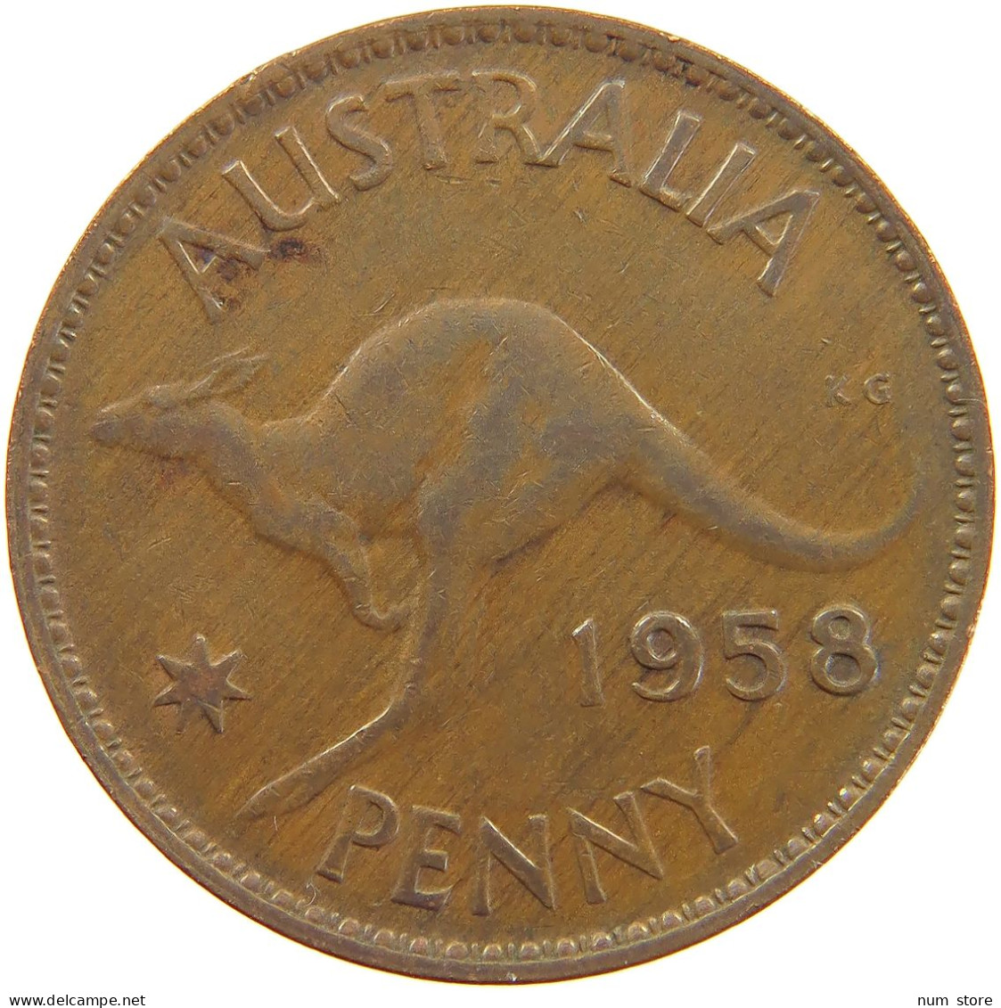 AUSTRALIA PENNY 1958 #a065 0409 - Penny