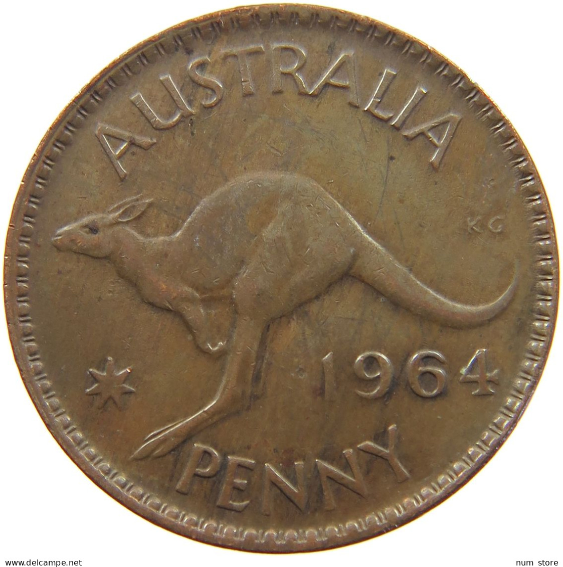 AUSTRALIA PENNY 1964 #a057 0715 - Penny