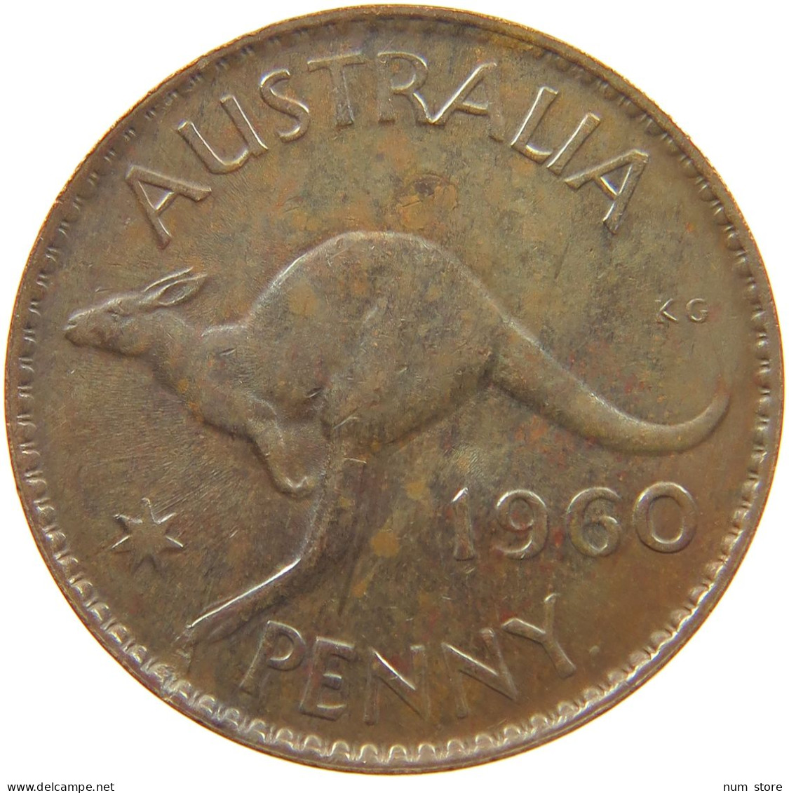 AUSTRALIA PENNY 1960 #a057 0709 - Penny