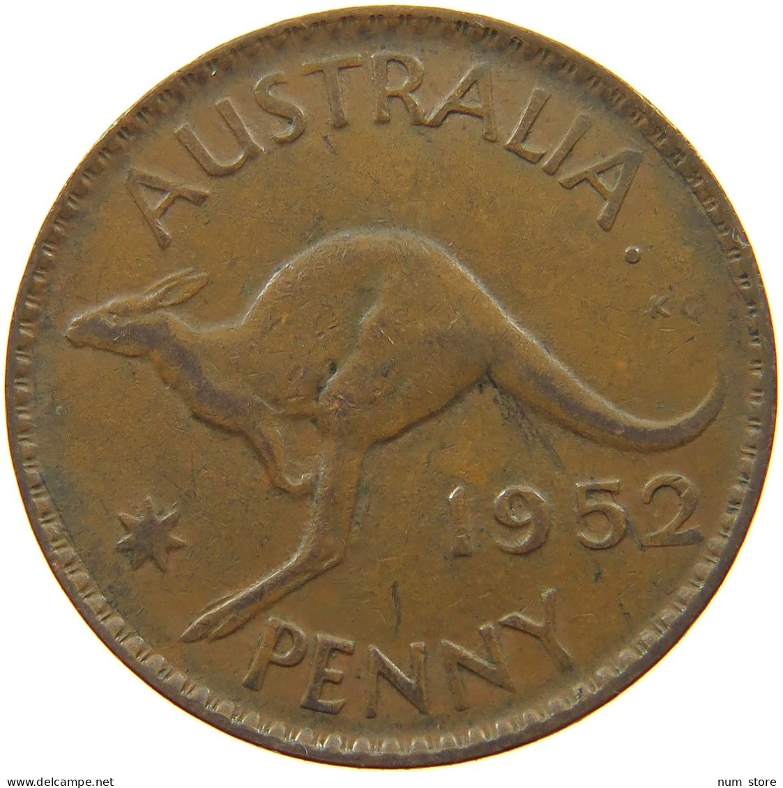 AUSTRALIA PENNY 1952 #s077 0157 - Penny