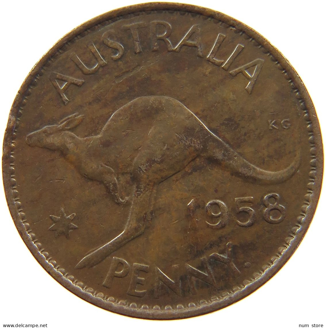 AUSTRALIA PENNY 1958 #a057 0713 - Penny