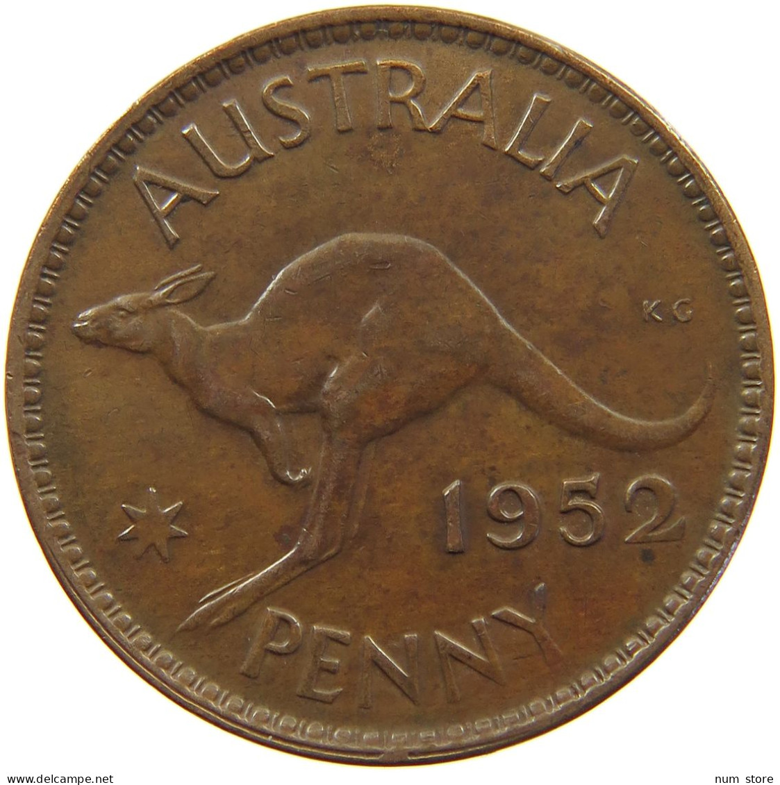 AUSTRALIA PENNY 1952 #a057 0717 - Penny