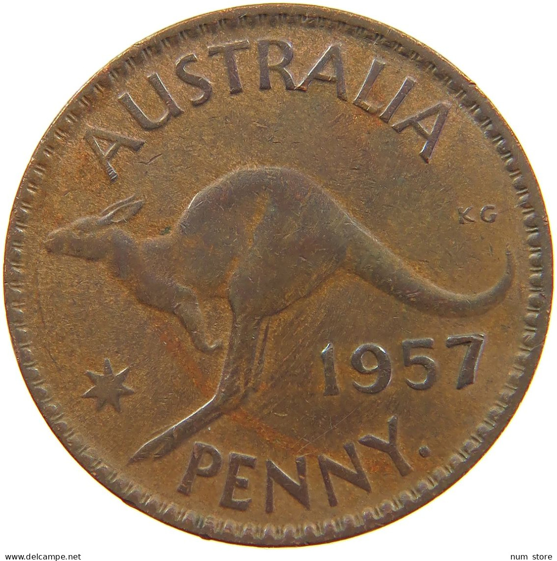 AUSTRALIA PENNY 1957 #a065 0403 - Penny