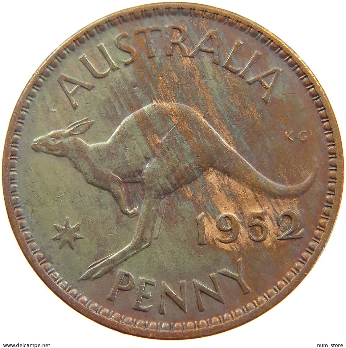 AUSTRALIA PENNY 1952 #a065 0389 - Penny