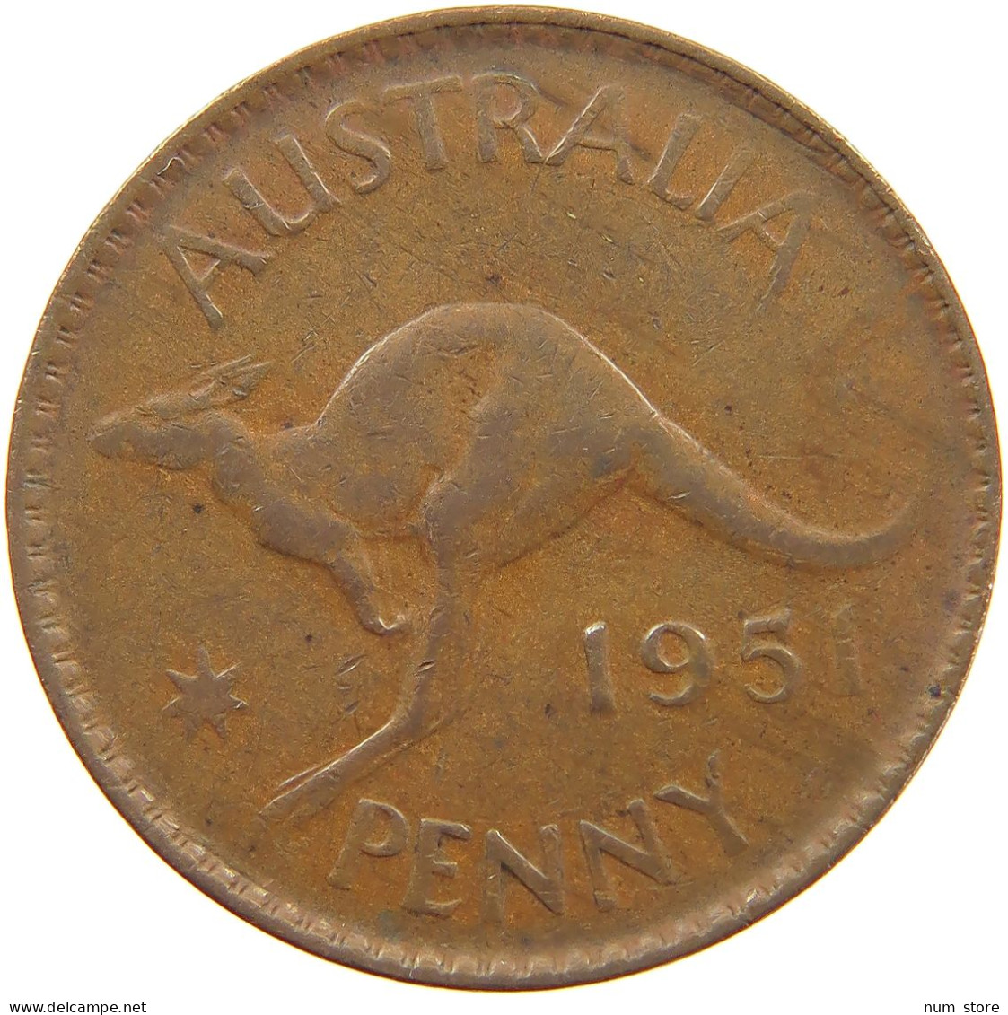 AUSTRALIA PENNY 1951 #a065 0379 - Penny