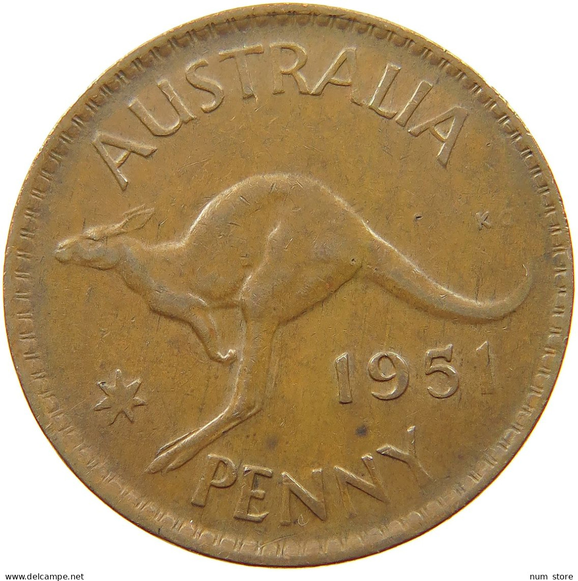 AUSTRALIA PENNY 1951 #a008 0075 - Penny