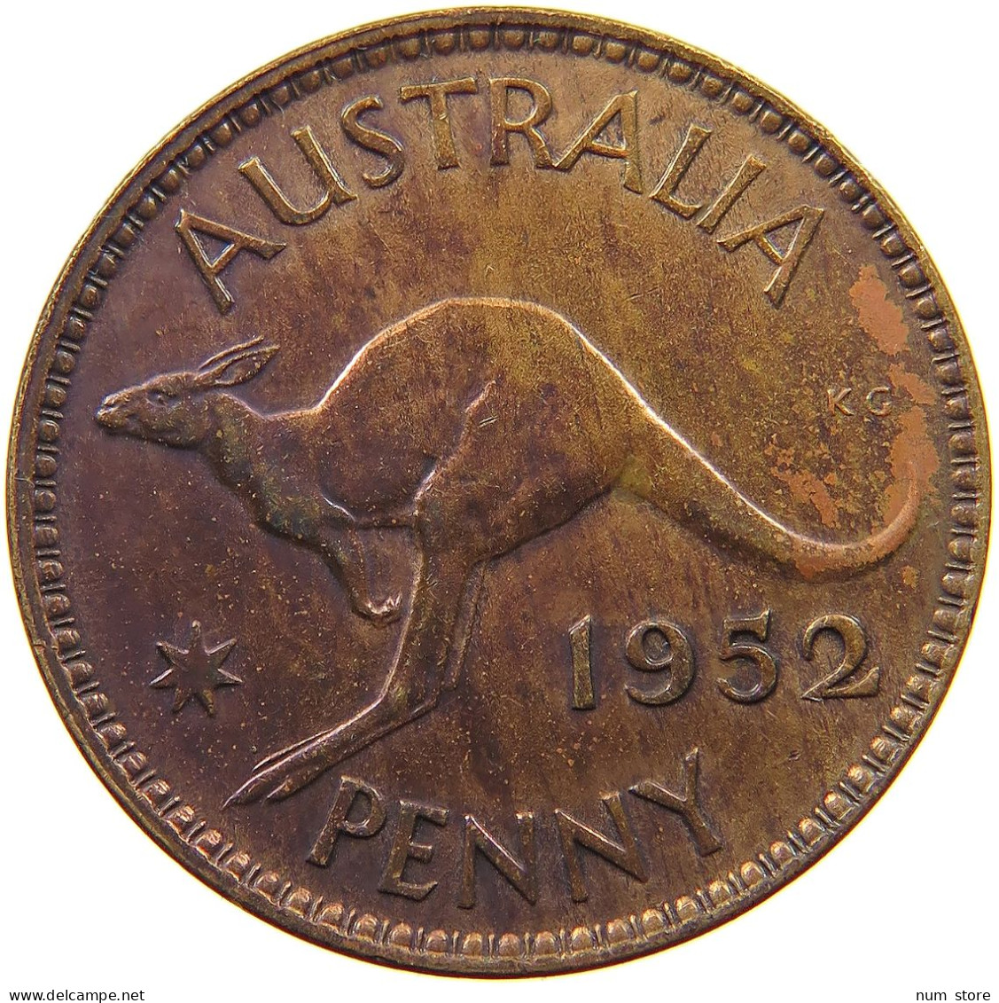 AUSTRALIA PENNY 1952 #a008 0077 - Penny