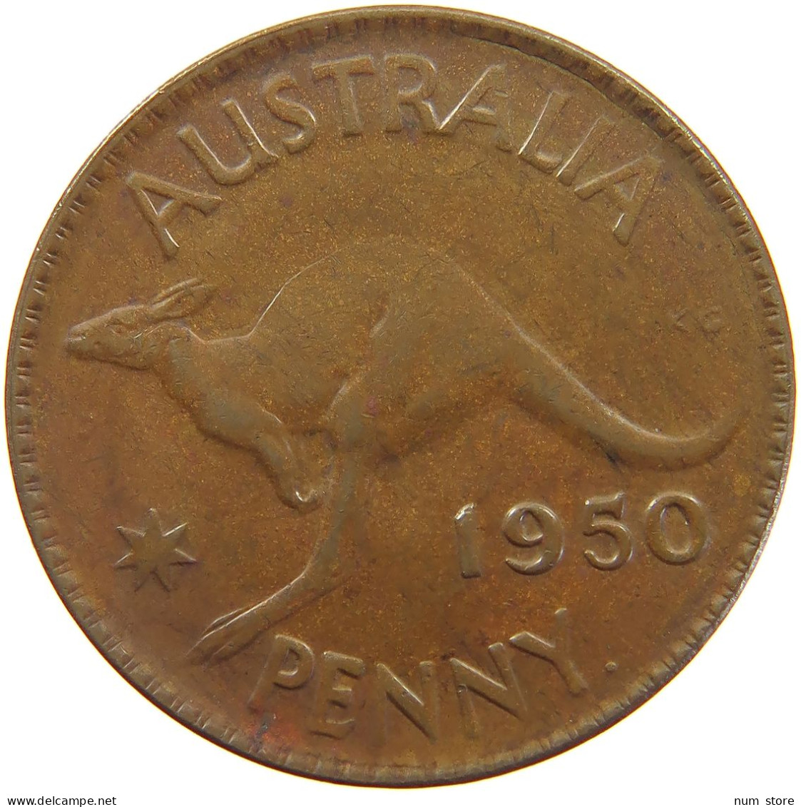 AUSTRALIA PENNY 1950 #a065 0383 - Penny