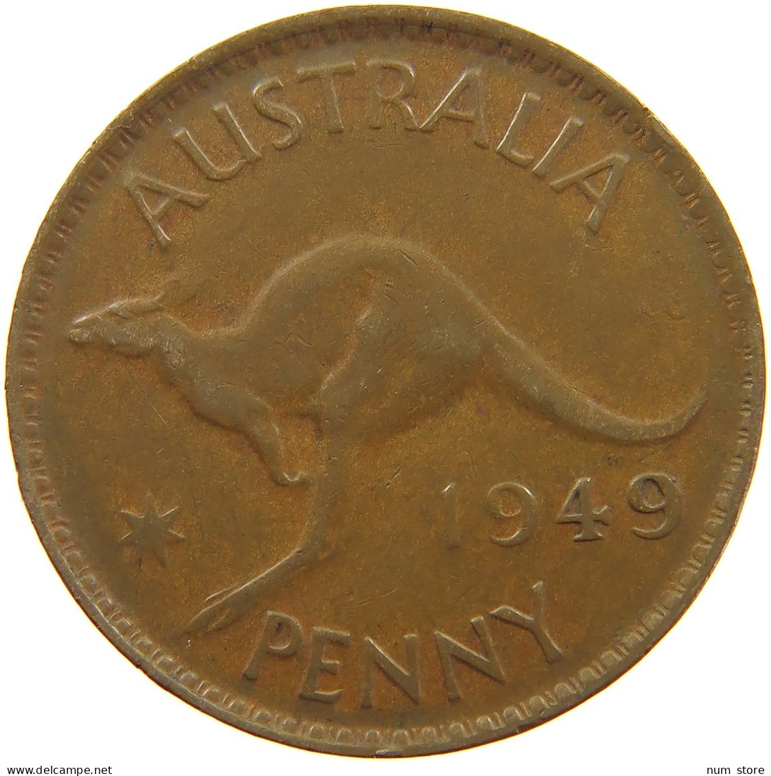 AUSTRALIA PENNY 1949 #a065 0369 - Penny