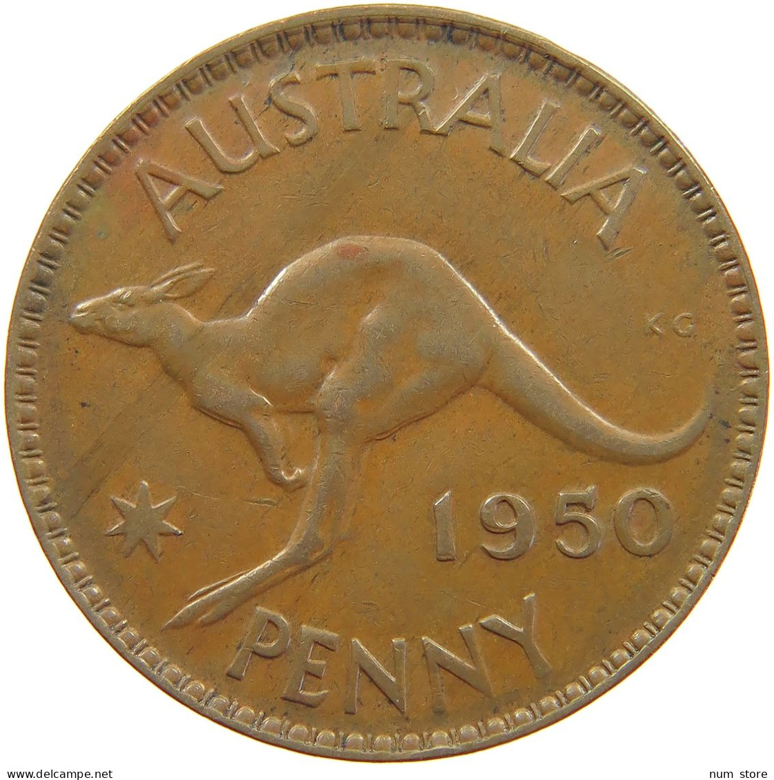 AUSTRALIA PENNY 1950 #a065 0381 - Penny