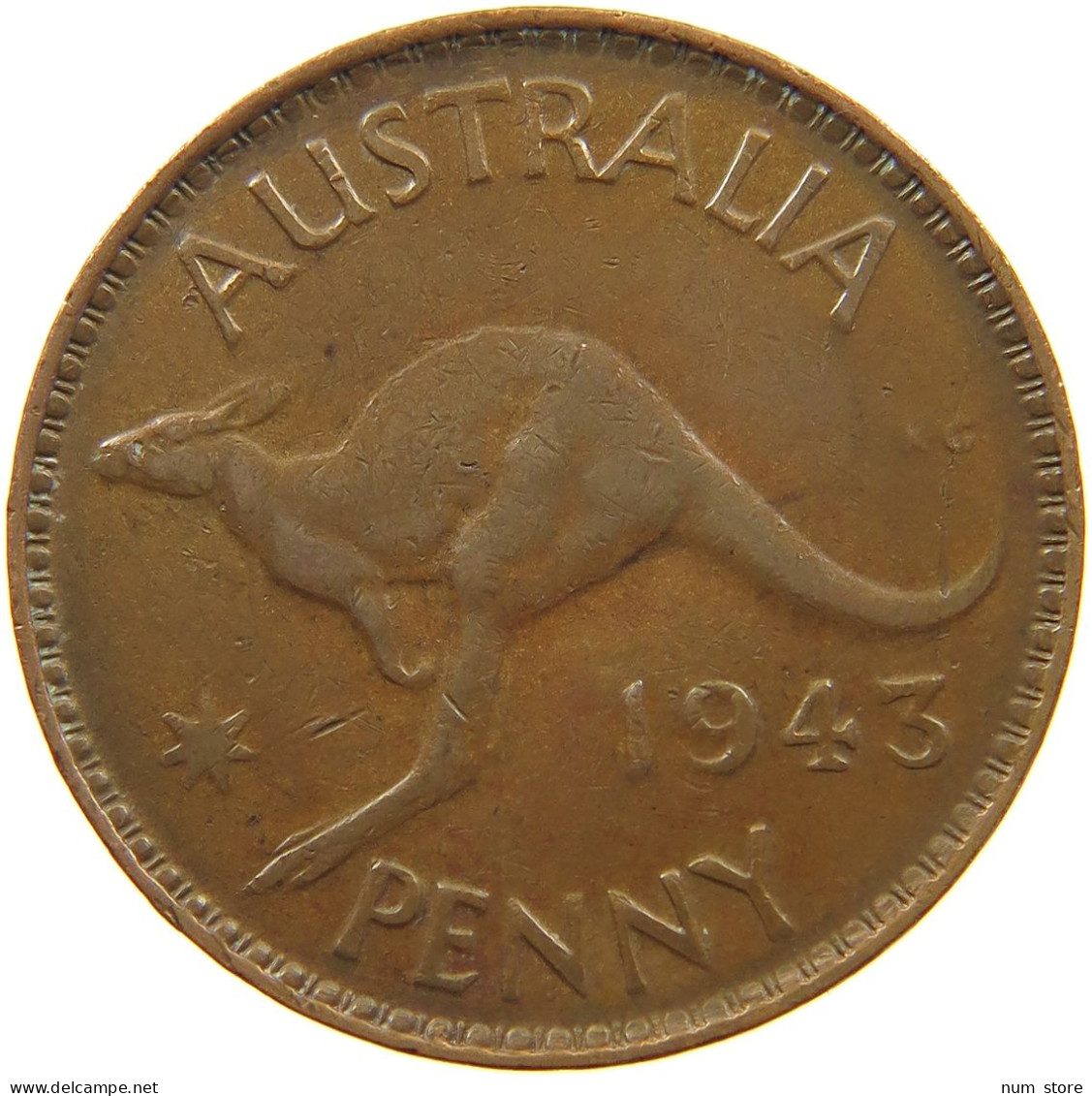 AUSTRALIA PENNY 1943 #a057 0723 - Penny