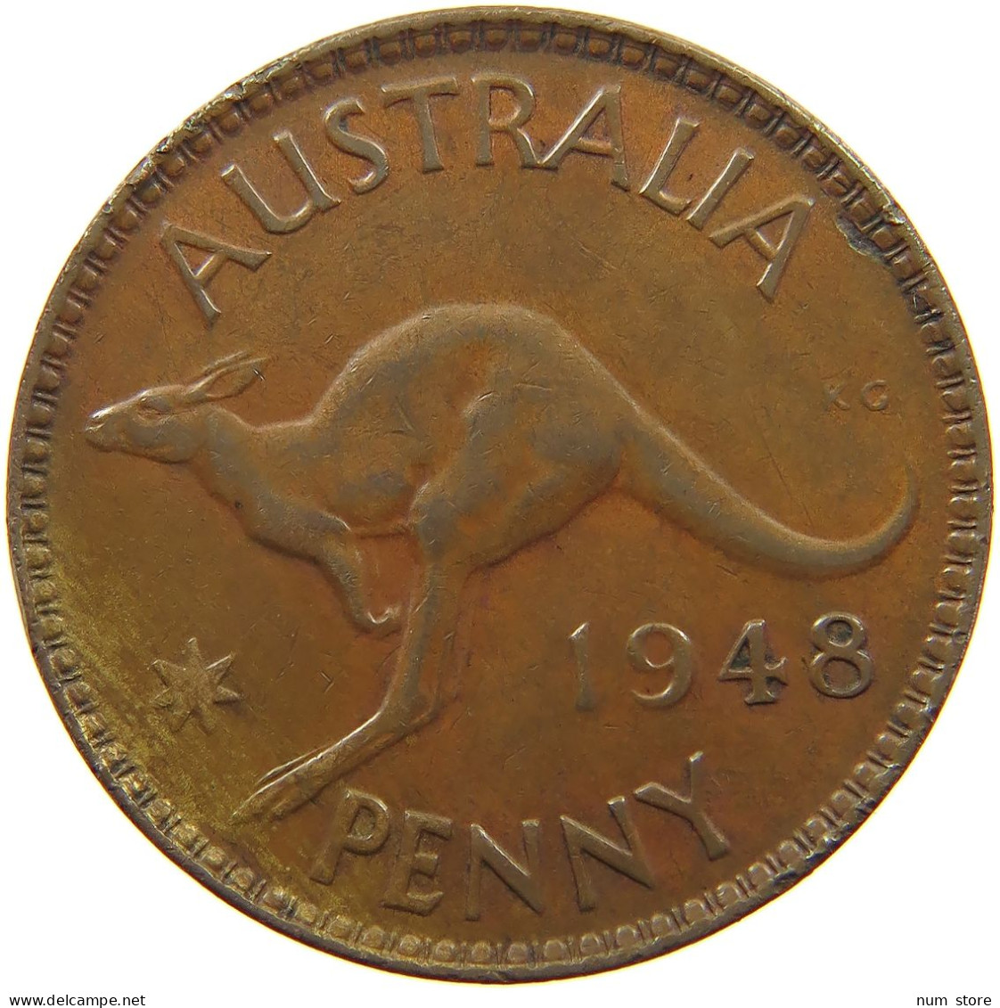 AUSTRALIA PENNY 1948 #a065 0373 - Penny