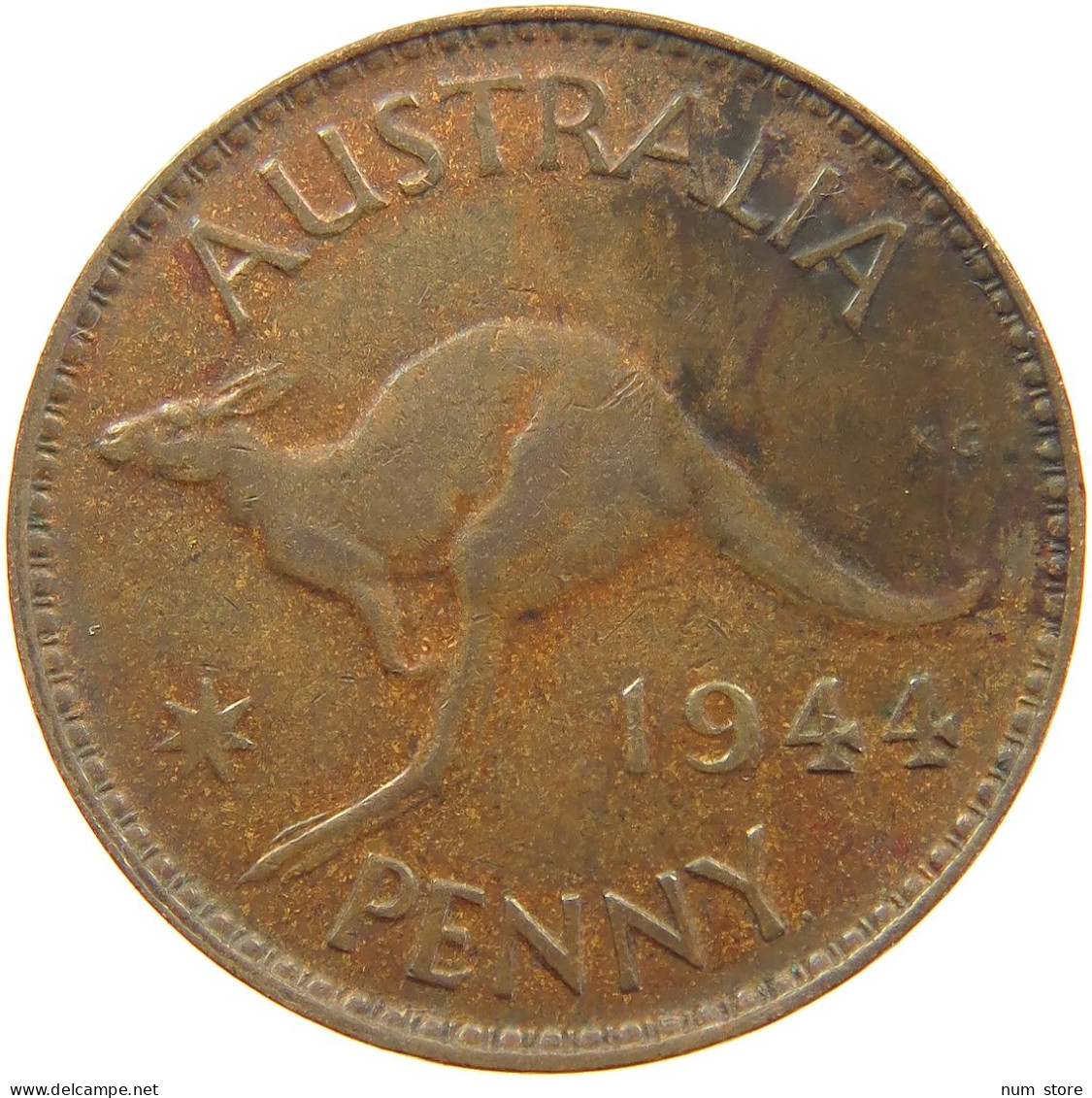 AUSTRALIA PENNY 1944 #a065 0375 - Penny