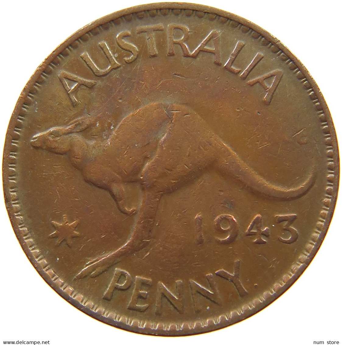 AUSTRALIA PENNY 1943 #a057 0729 - Penny