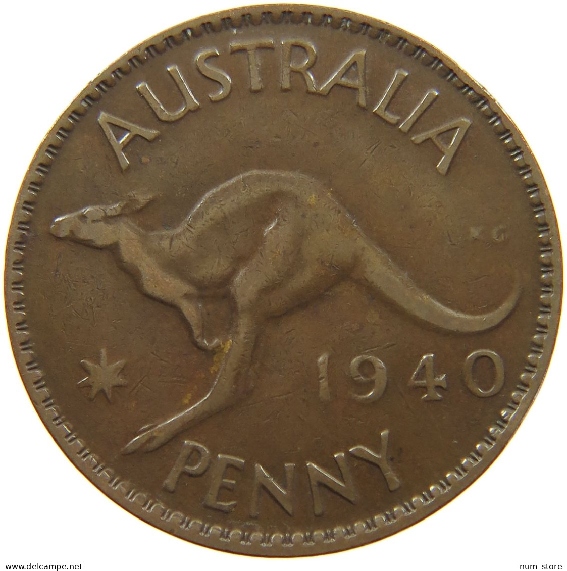 AUSTRALIA PENNY 1940 #a057 0721 - Penny