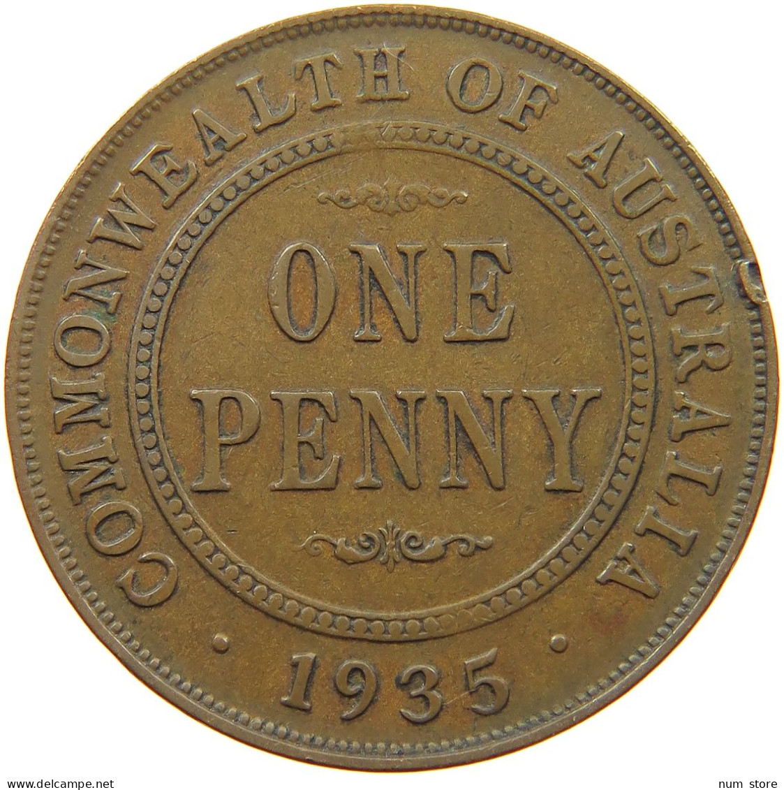 AUSTRALIA PENNY 1935 #a066 0009 - Penny