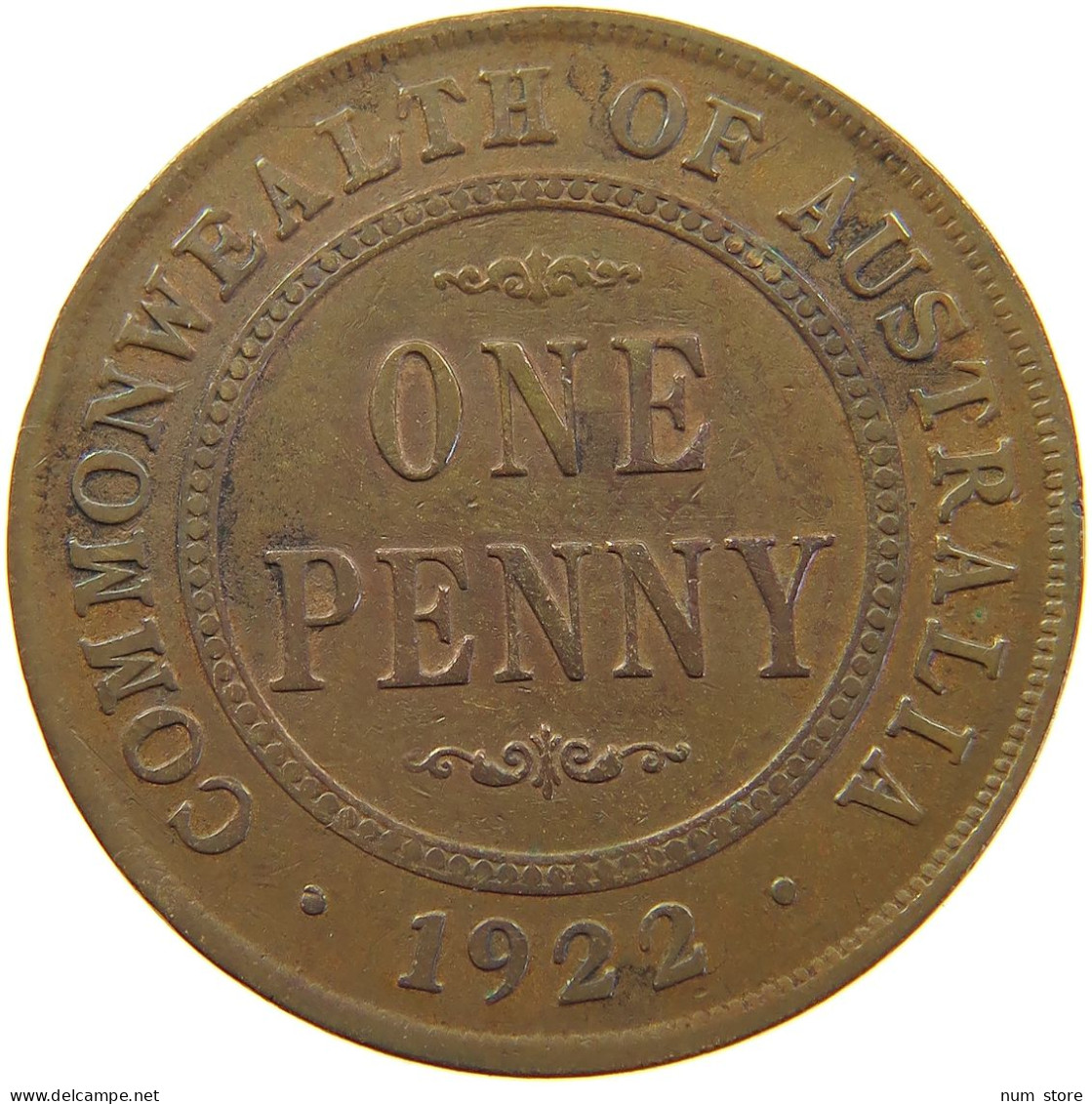 AUSTRALIA PENNY 1922 #c060 0135 - Penny