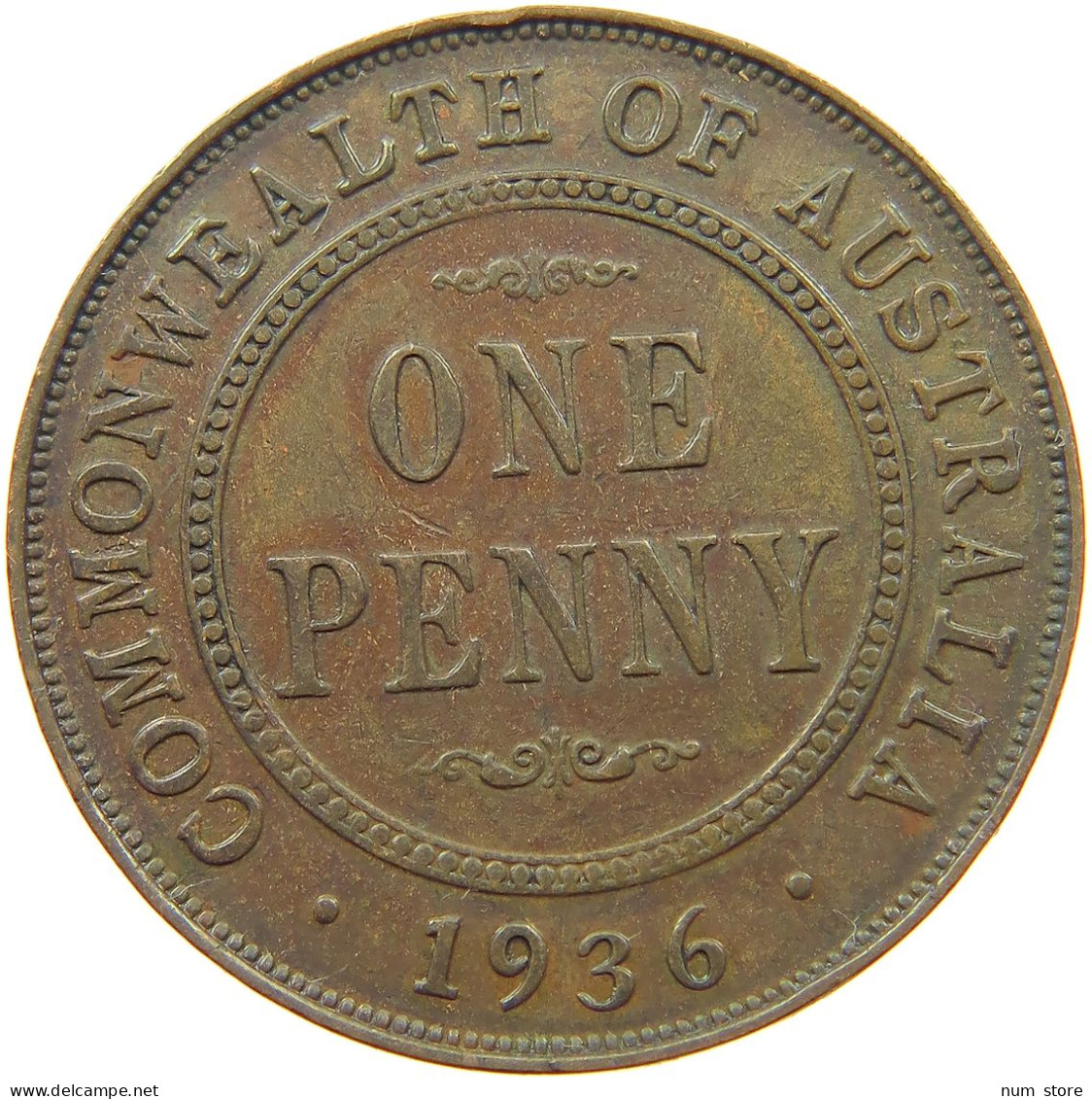 AUSTRALIA PENNY 1936 #s076 0545 - Penny