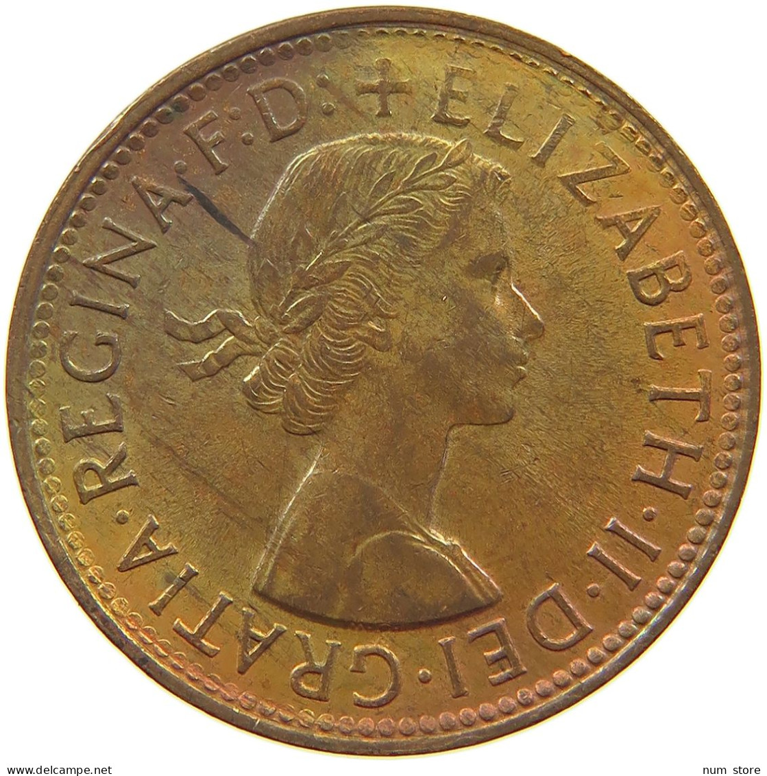 AUSTRALIA HALFPENNY 1961 TOP #a066 0279 - ½ Penny