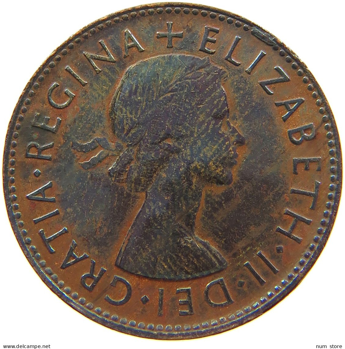 AUSTRALIA HALFPENNY 1953 #a084 0377 - ½ Penny