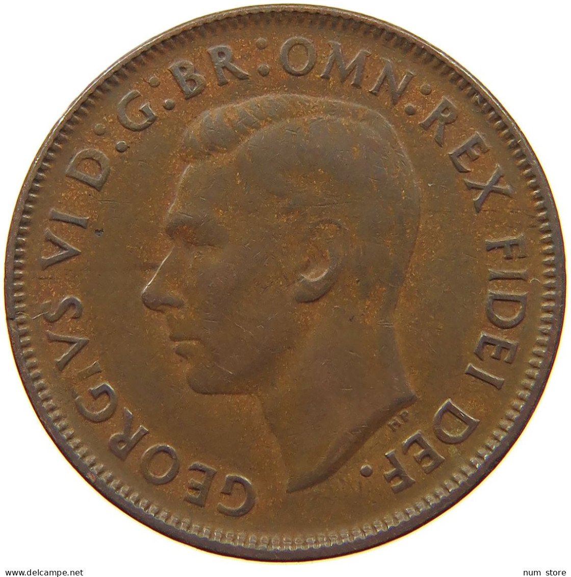 AUSTRALIA HALFPENNY 1950 #a010 0425 - ½ Penny