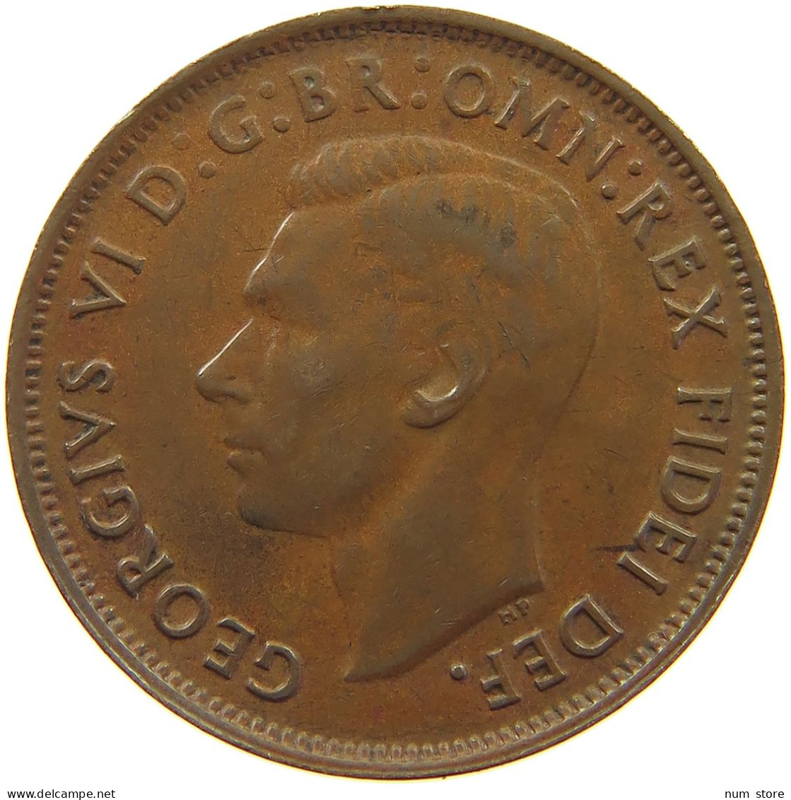 AUSTRALIA HALFPENNY 1949 #a066 0291 - ½ Penny