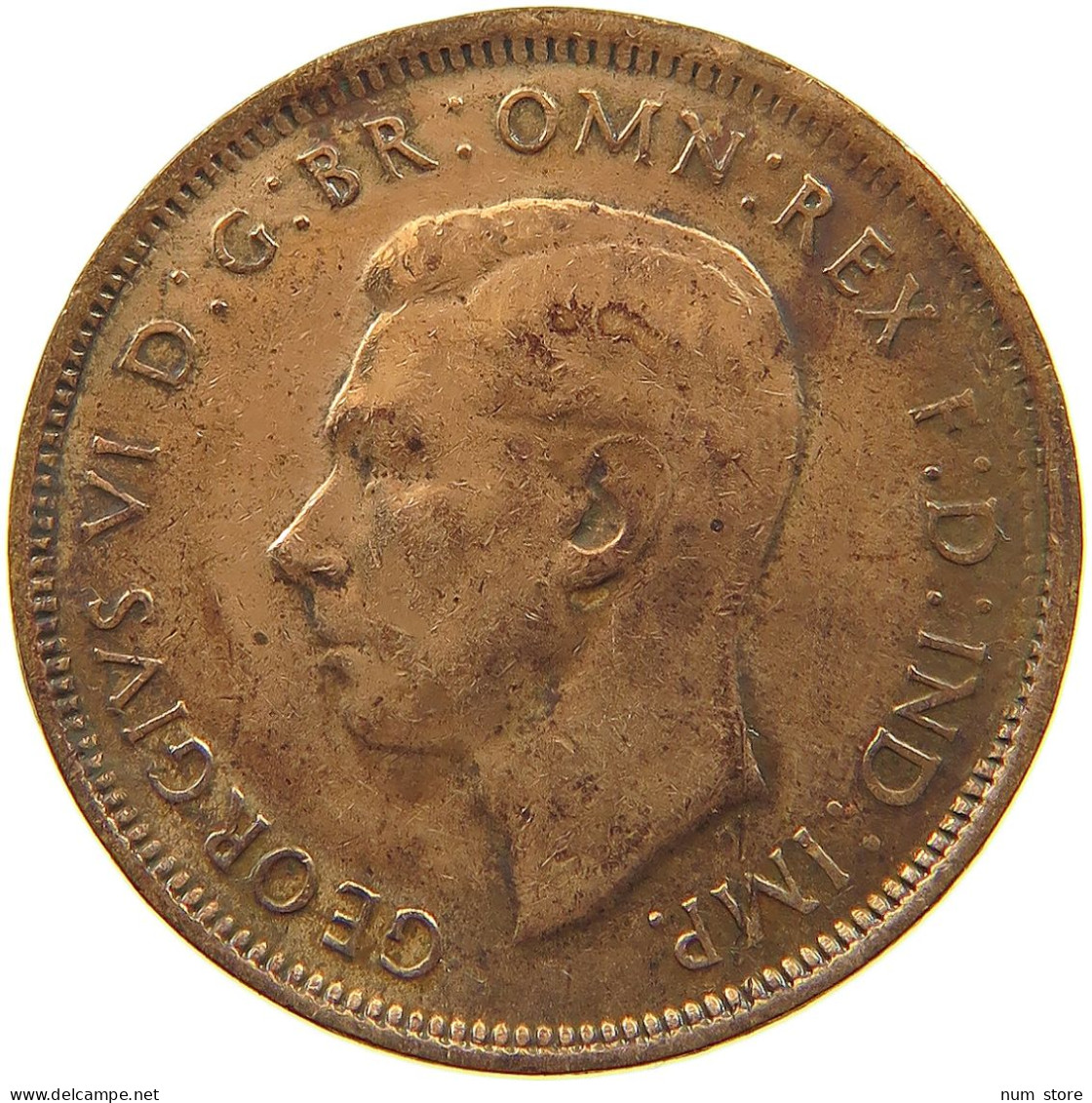 AUSTRALIA HALFPENNY 1948 #a010 0289 - ½ Penny