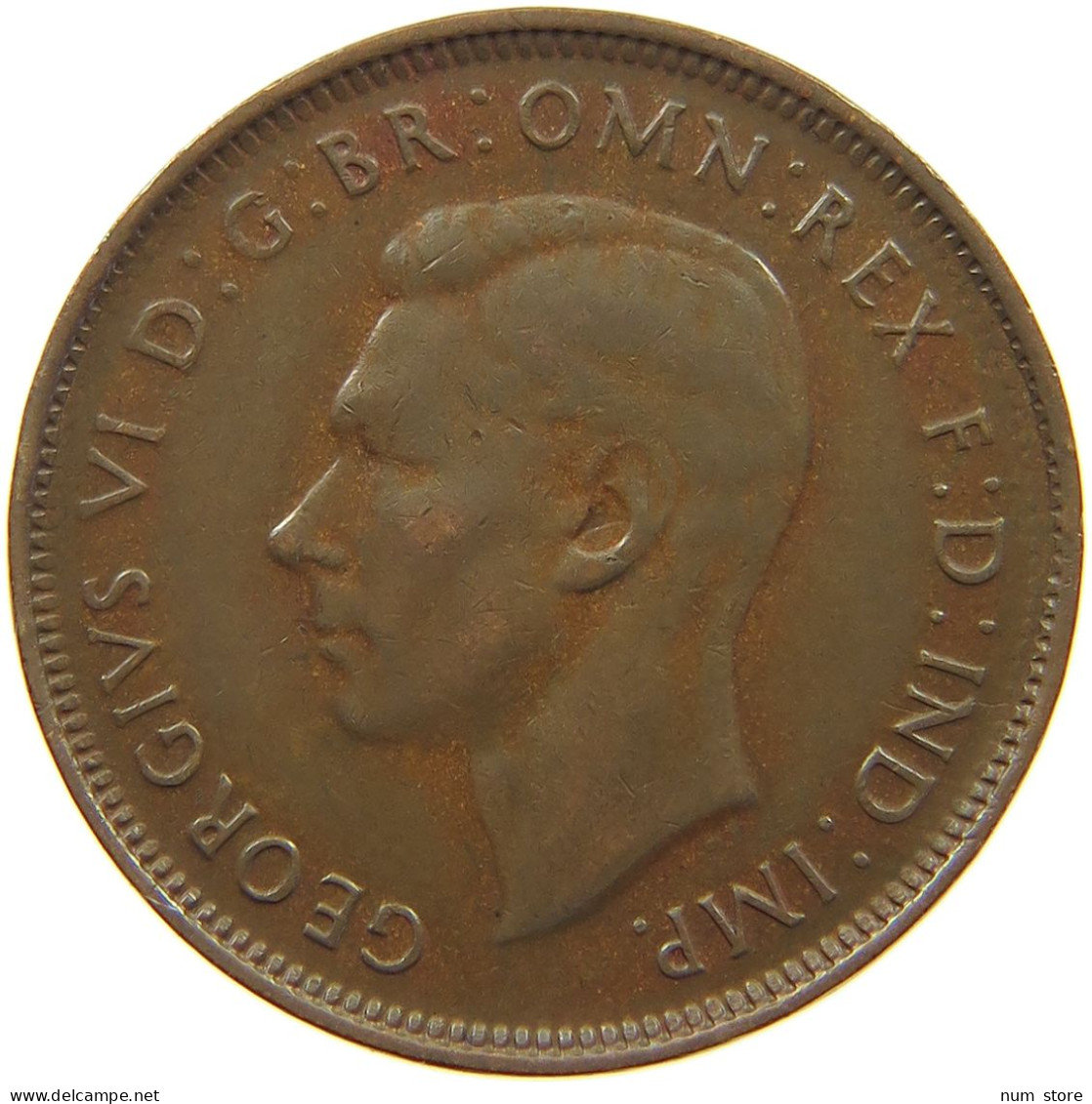 AUSTRALIA HALFPENNY 1948 #a057 0769 - ½ Penny