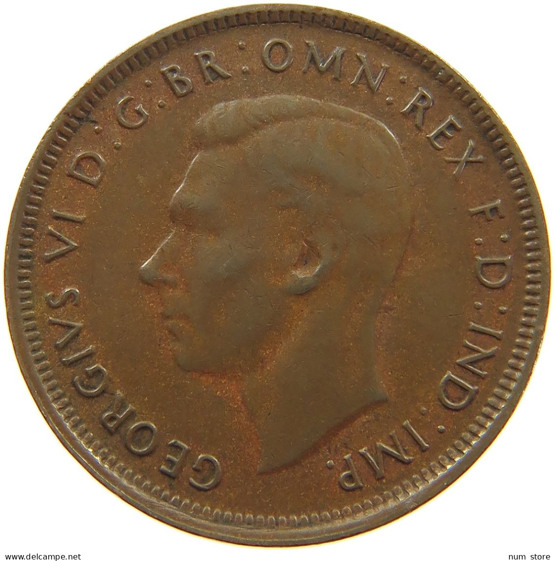 AUSTRALIA HALFPENNY 1948 #a062 0475 - ½ Penny