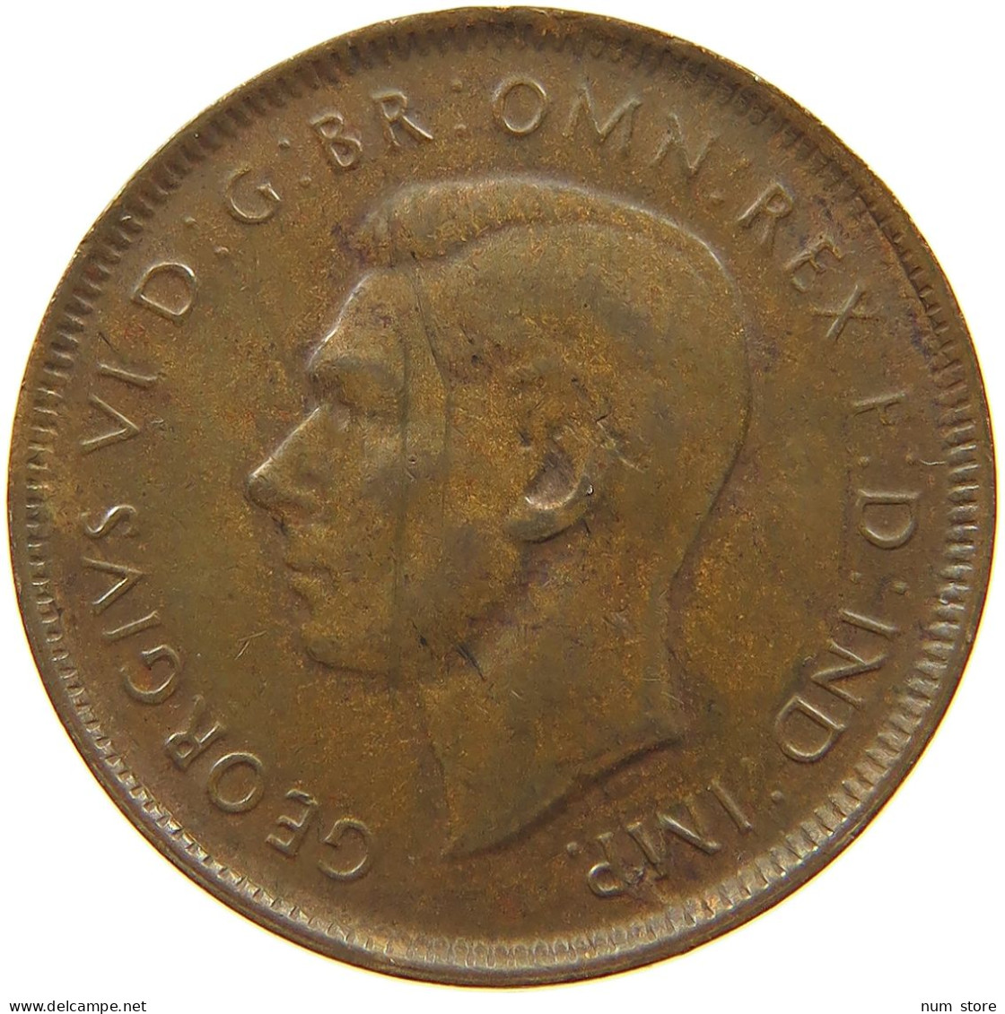 AUSTRALIA HALFPENNY 1948 #a010 0421 - ½ Penny