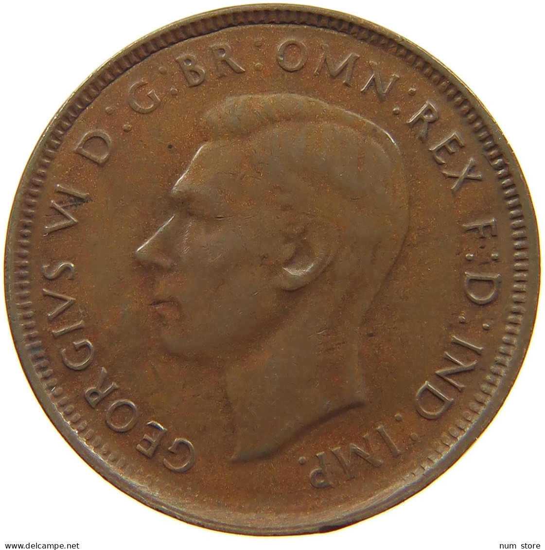 AUSTRALIA HALFPENNY 1947 #a066 0287 - ½ Penny