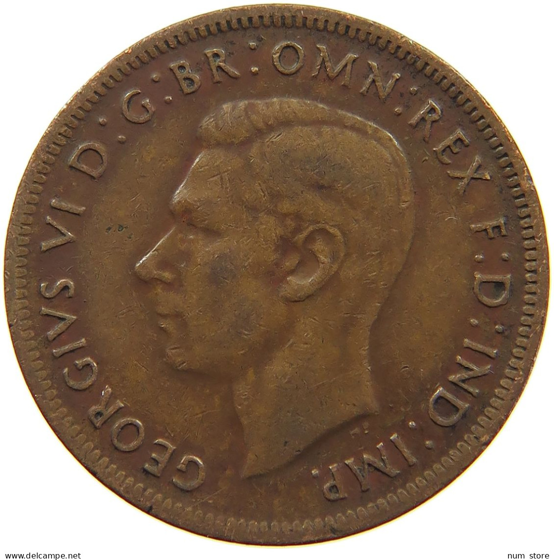 AUSTRALIA HALFPENNY 1943 #a066 0293 - ½ Penny