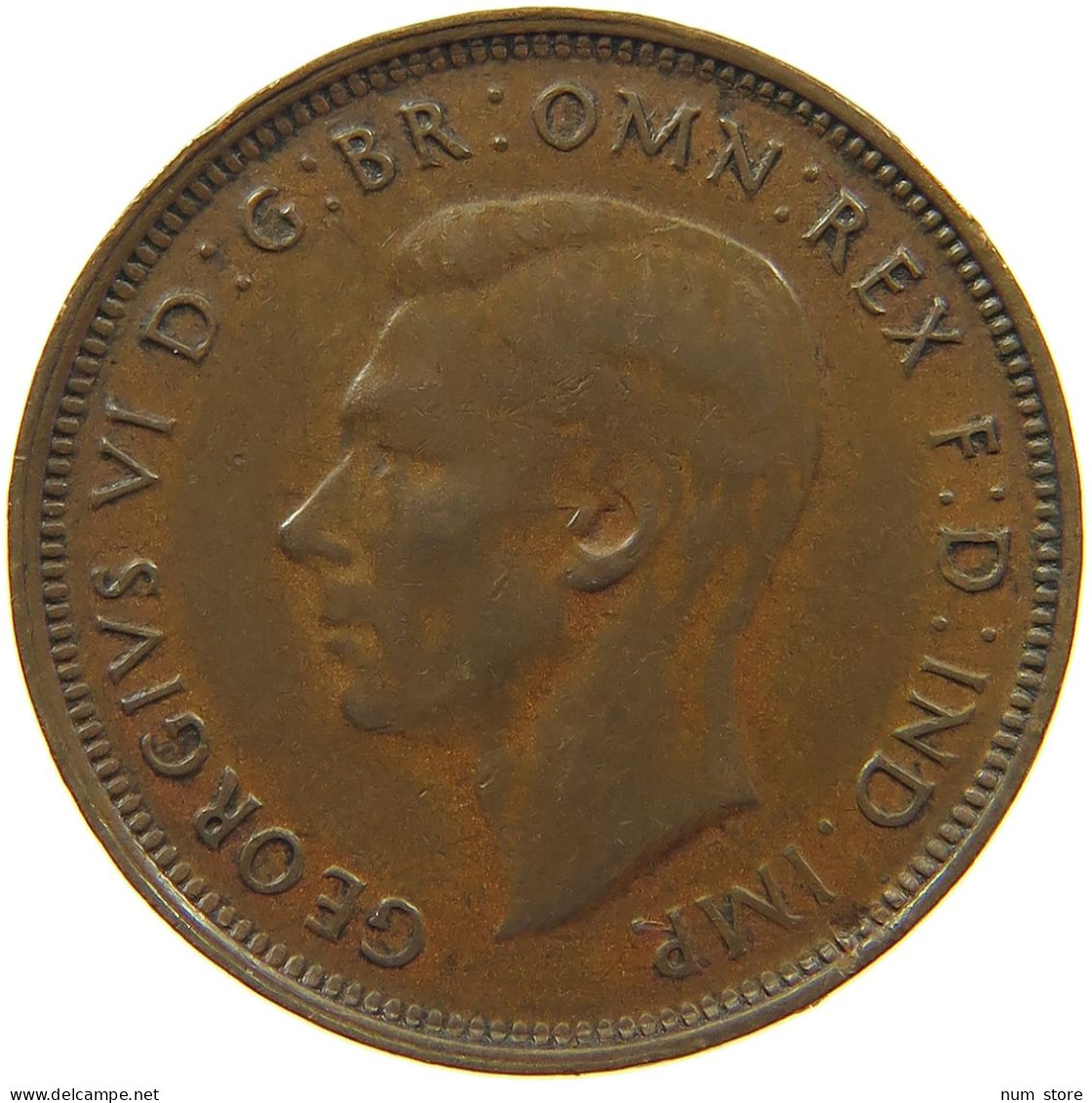 AUSTRALIA HALFPENNY 1947 #s020 0197 - ½ Penny