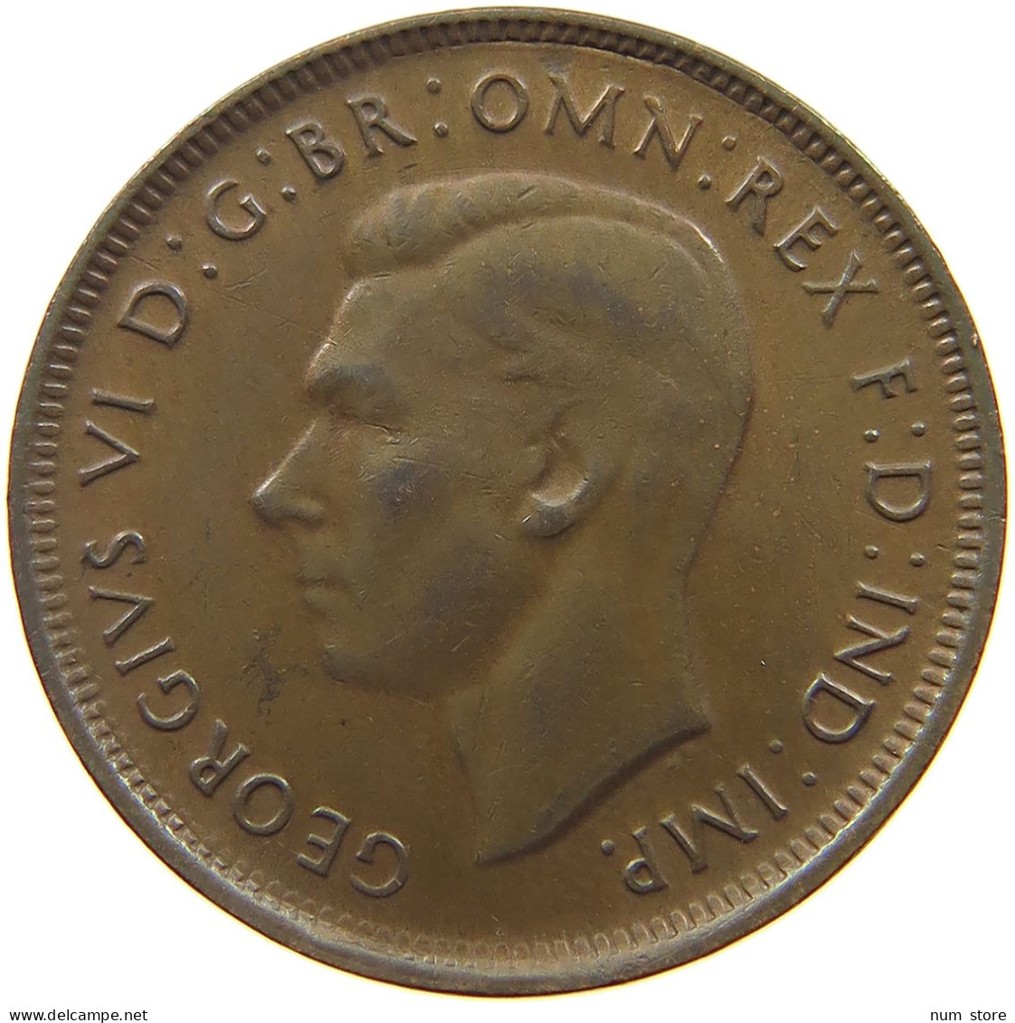 AUSTRALIA HALFPENNY 1947 #a084 0387 - ½ Penny