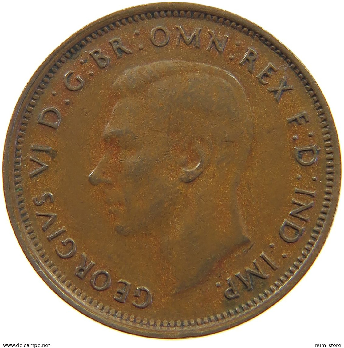 AUSTRALIA HALFPENNY 1946 #a011 0301 - ½ Penny