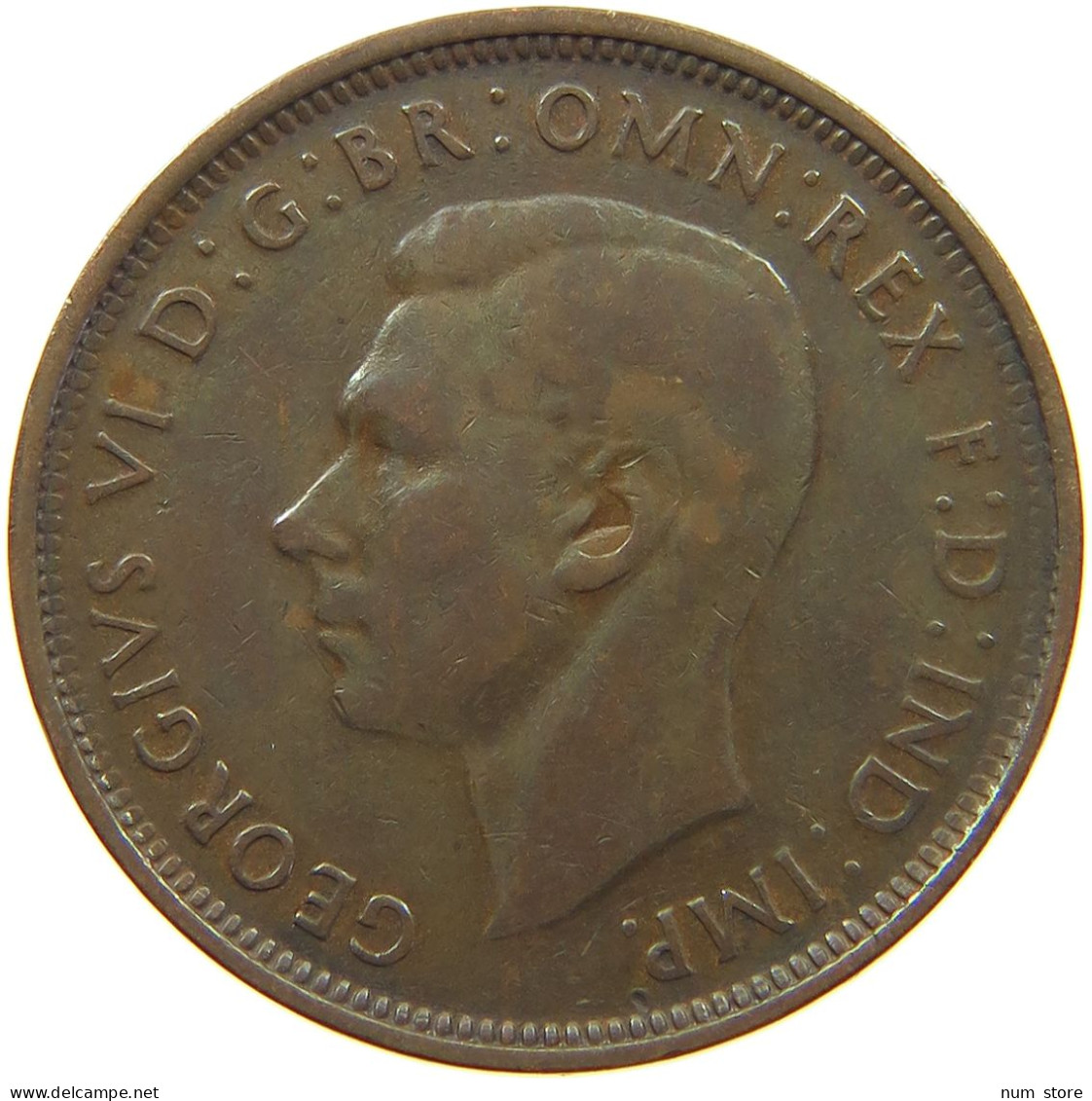 AUSTRALIA HALFPENNY 1947 #a057 0767 - ½ Penny