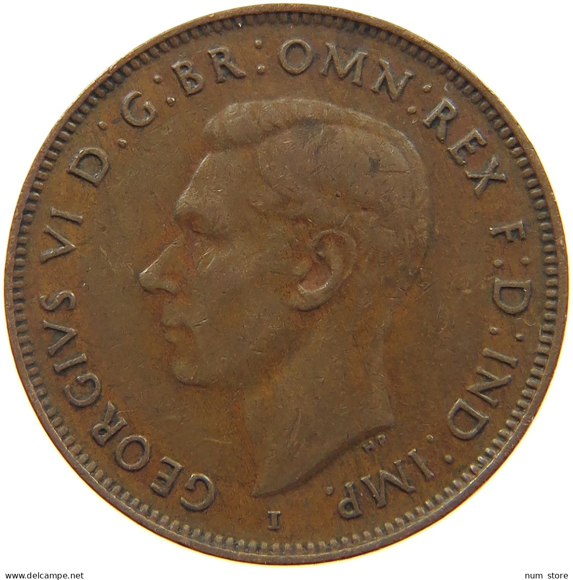 AUSTRALIA HALFPENNY 1942 #a066 0285 - ½ Penny
