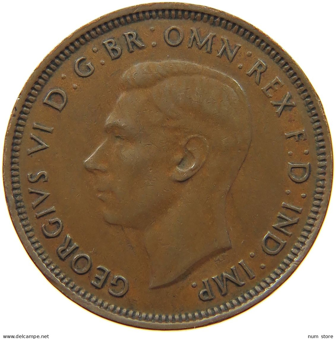 AUSTRALIA HALFPENNY 1942 #a010 0423 - ½ Penny