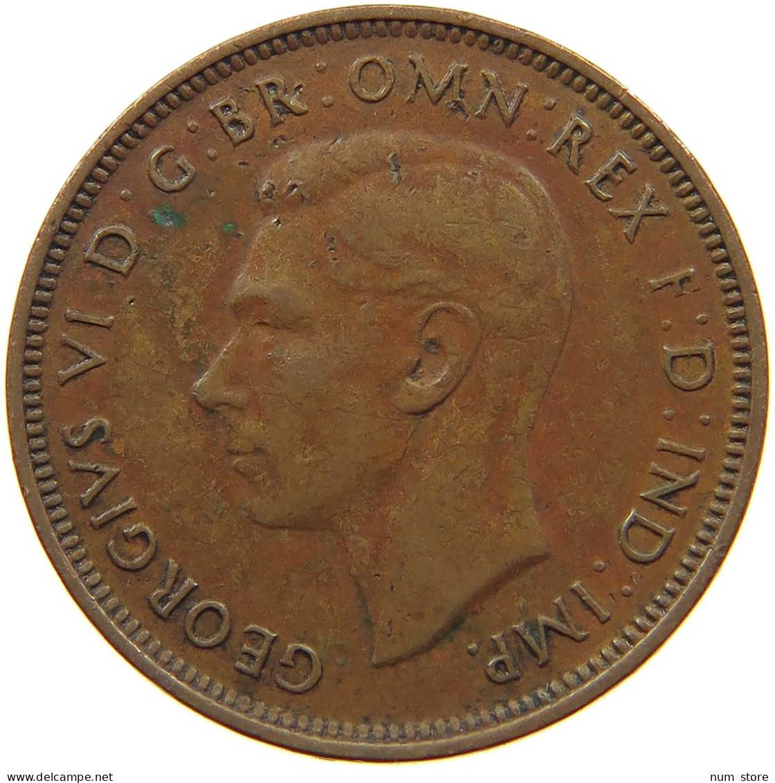 AUSTRALIA HALFPENNY 1938 #a010 0537 - ½ Penny