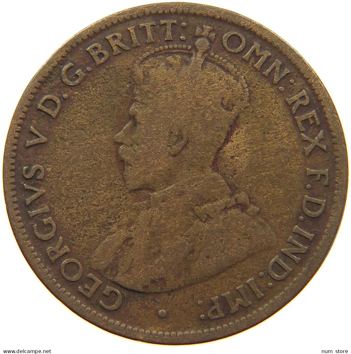 AUSTRALIA HALFPENNY 1919 #a066 0219 - ½ Penny