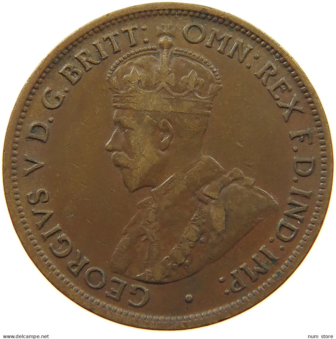 AUSTRALIA HALFPENNY 1919 #a010 0295 - ½ Penny