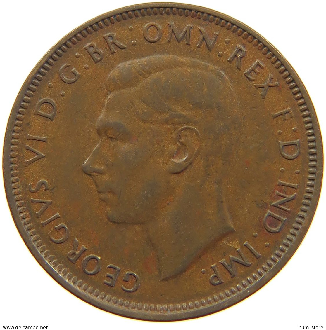 AUSTRALIA HALF PENNY 1938 #c052 0553 - ½ Penny