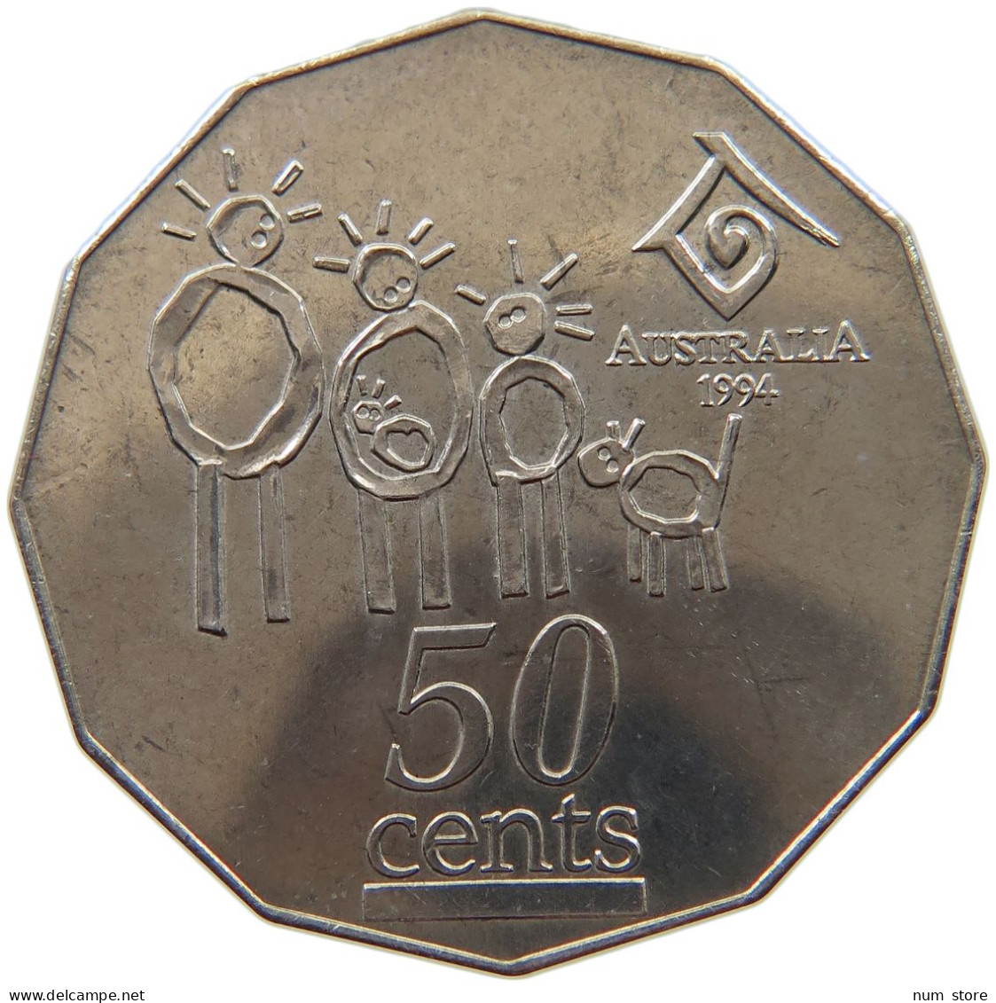 AUSTRALIA 50 CENTS 1994 TOP #c042 0213 - 50 Cents