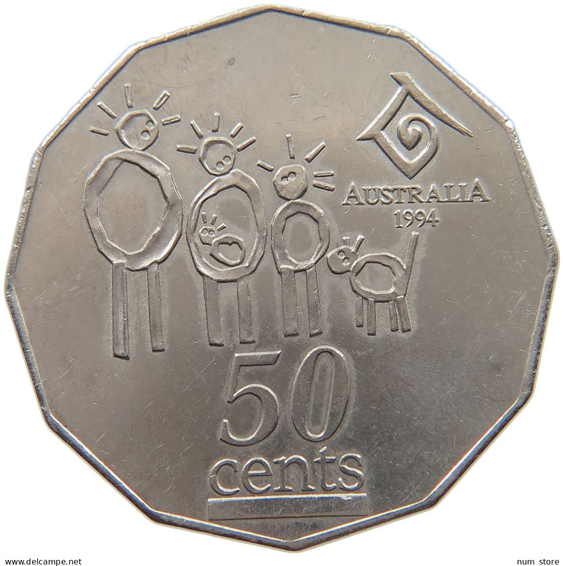 AUSTRALIA 50 CENTS 1994 #c015 0351 - 50 Cents