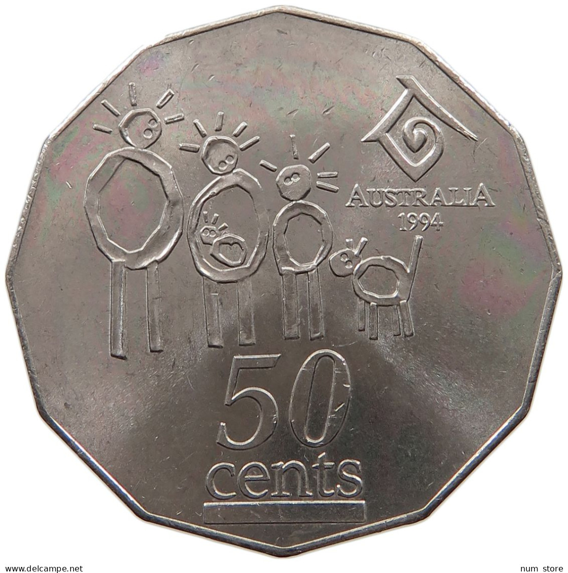 AUSTRALIA 50 CENTS 1994 #a053 0849 - 50 Cents