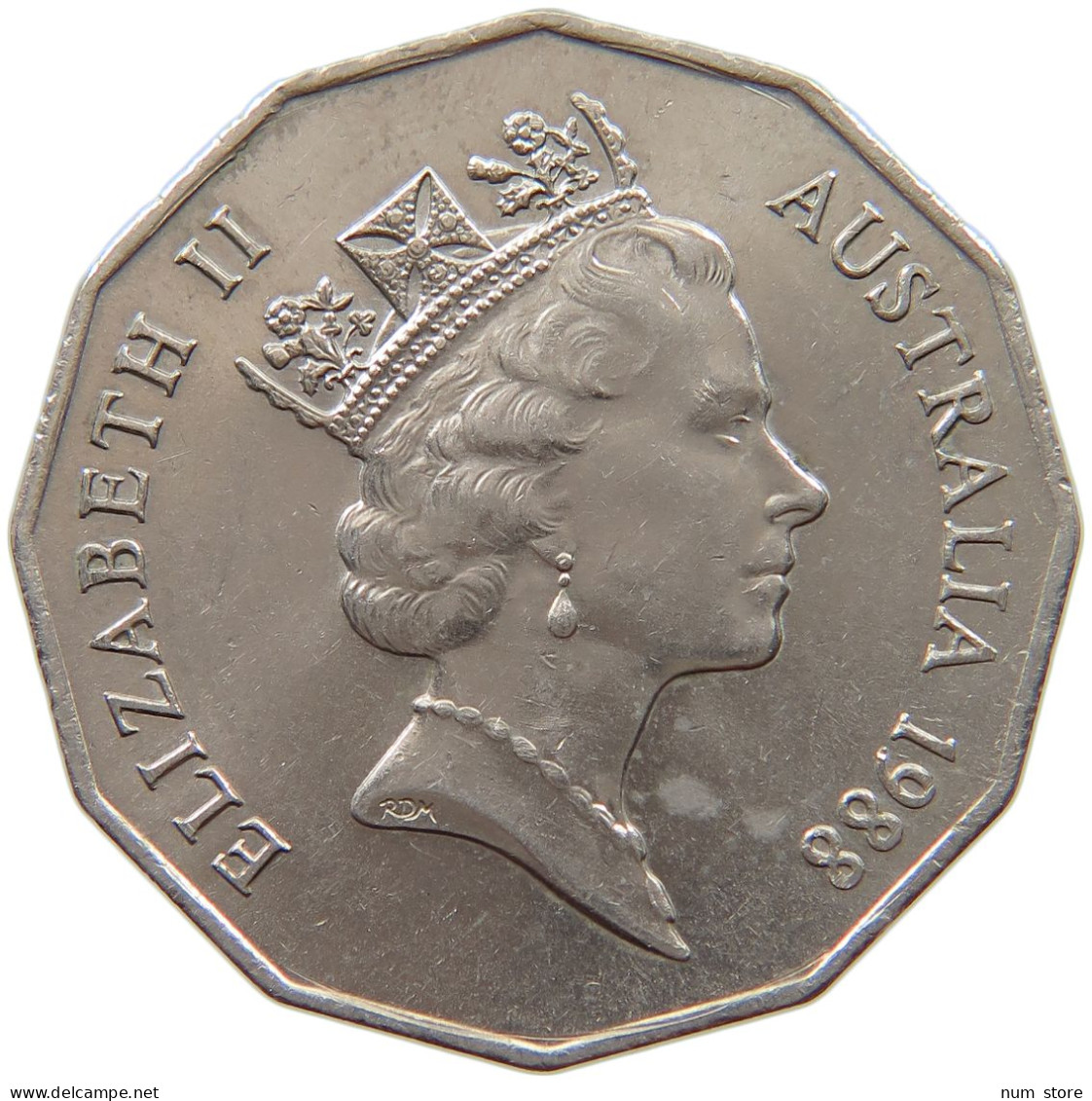AUSTRALIA 50 CENTS 1988 #c042 0221 - 50 Cents
