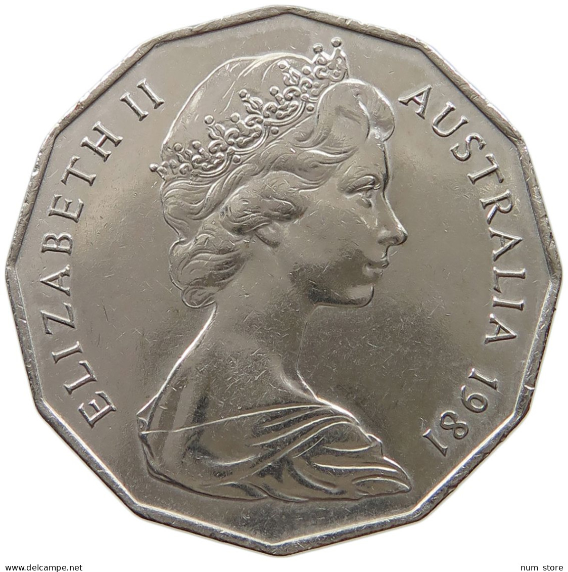 AUSTRALIA 50 CENTS 1981 #a012 0725 - 50 Cents