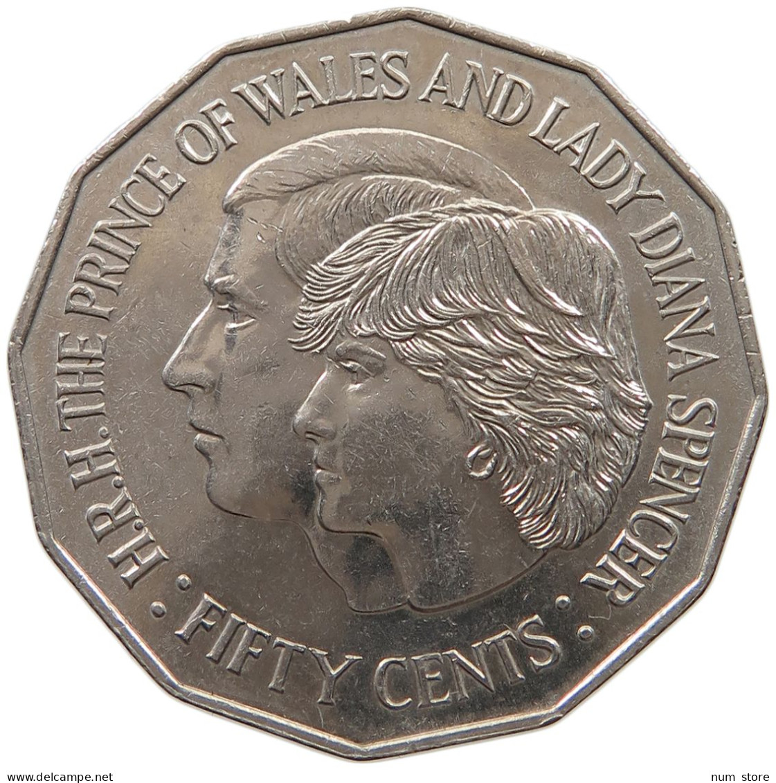 AUSTRALIA 50 CENTS 1981 DIANA #a053 0855 - 50 Cents